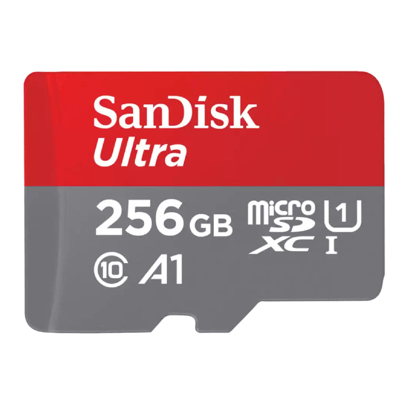 SanDisk Ultra UHS-I MicroSD Card - 256GB / Up to 150 MB/s