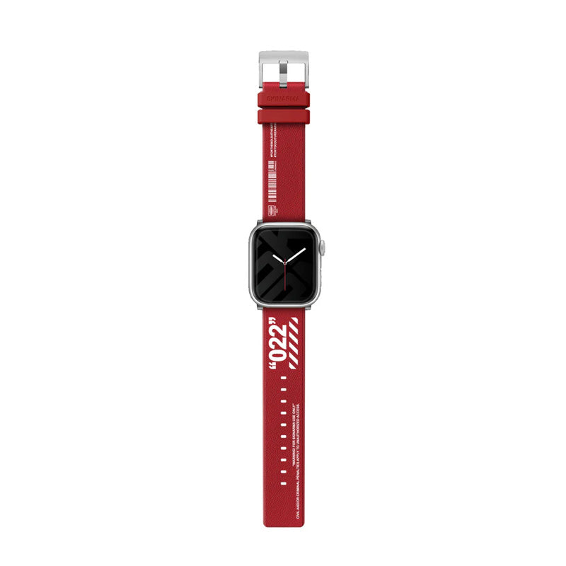 SKINARMA Taihi Sora Watch Strap For Apple Watch 45/44/42 MM - Red