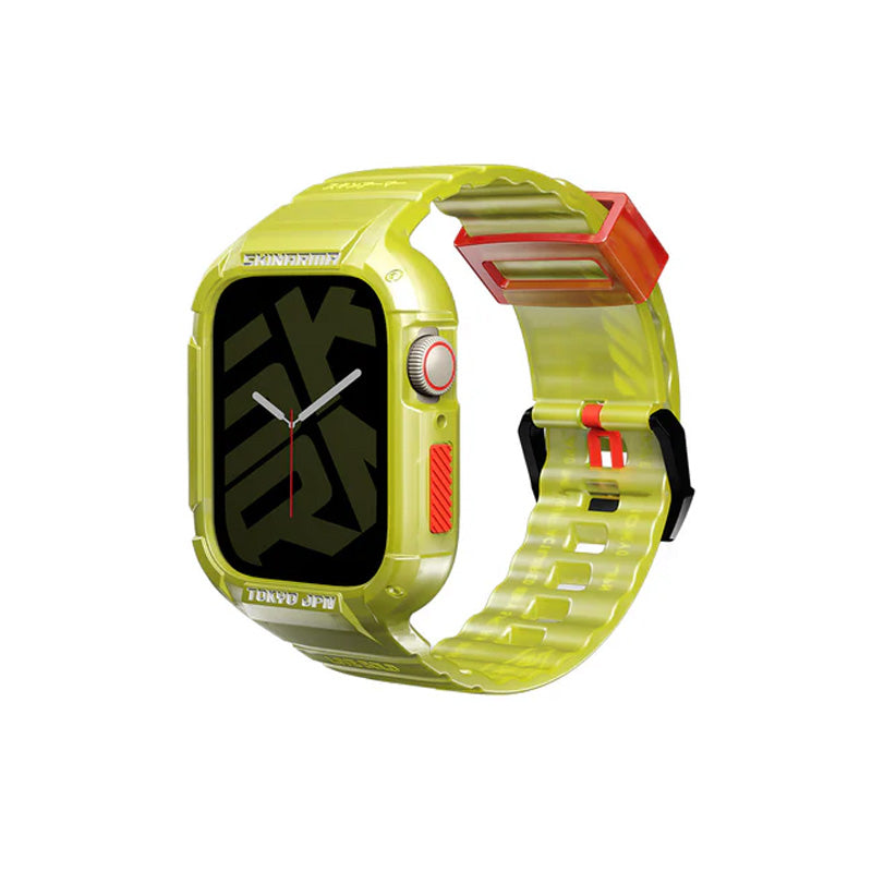 SKINARMA Apple Watch Strap Saido 45/44 mm - Neon Yellow