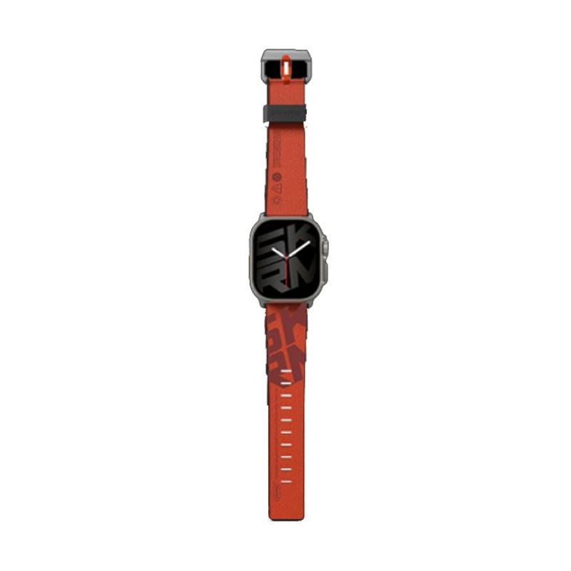 SKINARMA Apple Watch Ultra 49mm Spunk Silcone Strap - Orange