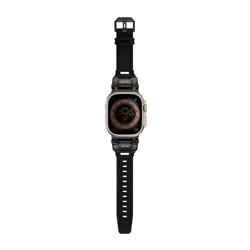 SKINARMA Titon Strap For Apple Watch Ultra 49/45/44mm - Black