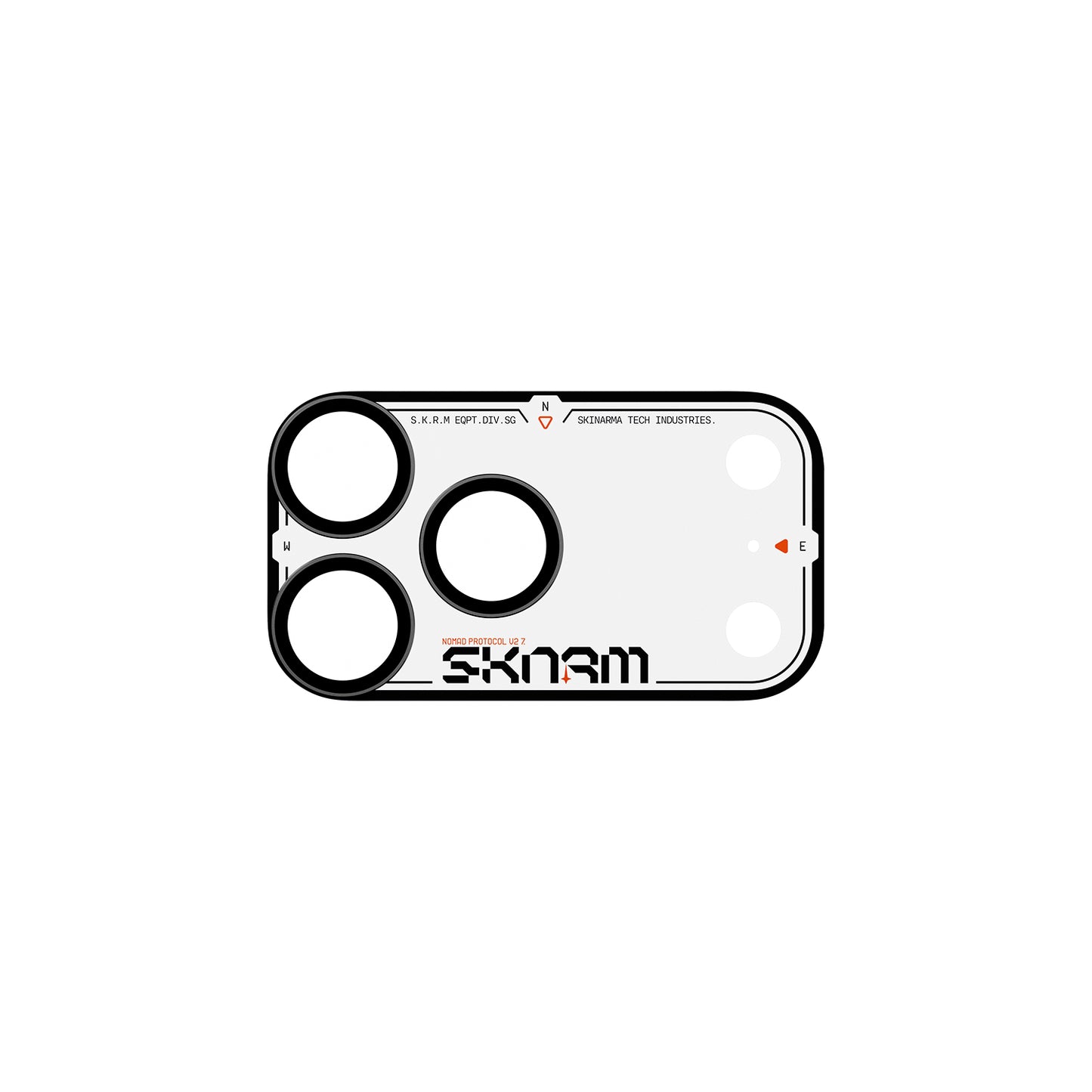Skinarma Iphone 18 Pro Max Aluminium Camera Lens Protector With Ionix™ Glass - Atlas - Black