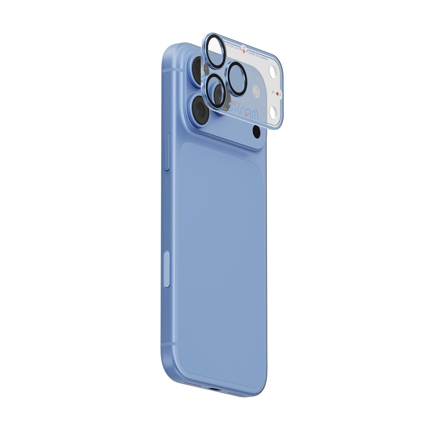 Skinarma Iphone 18 Pro Aluminium Camera Lens Protector With Ionix™ Glass - Atlas - Blue