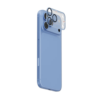Skinarma Iphone 18 Pro Aluminium Camera Lens Protector With Ionix™ Glass - Atlas - Blue