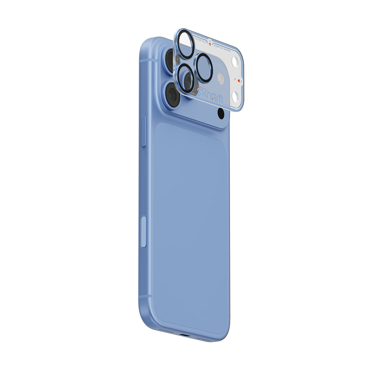 Skinarma Iphone 18 Pro Max Aluminium Camera Lens Protector With Ionix™ Glass - Atlas - Blue