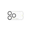 Skinarma Iphone 18 Pro Max Aluminium Camera Lens Protector With Ionix™ Glass - Atlas - White