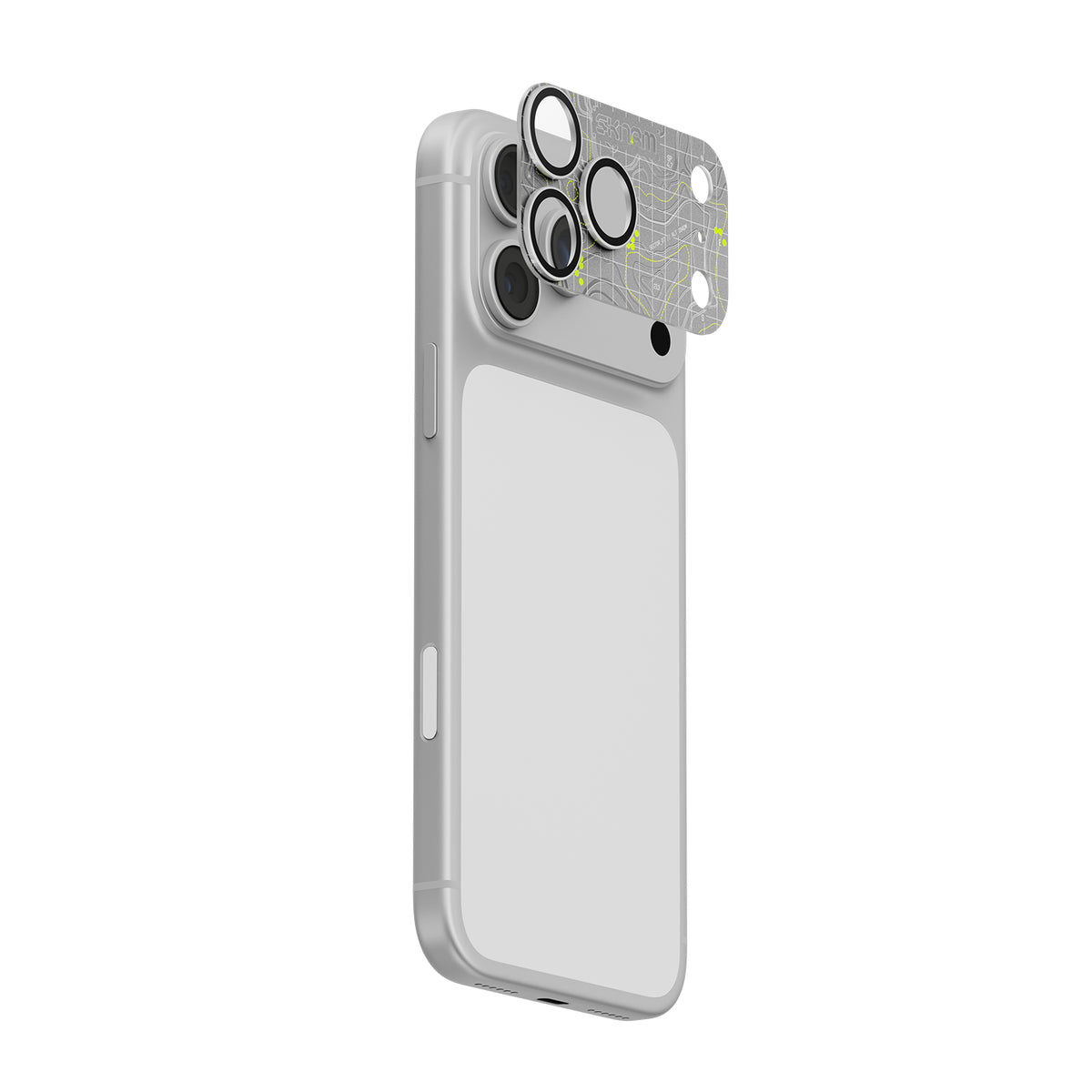 Skinarma Iphone 18 Pro Aluminium Camera Lens Protector With Ionix™ Glass - Sonar - Silver