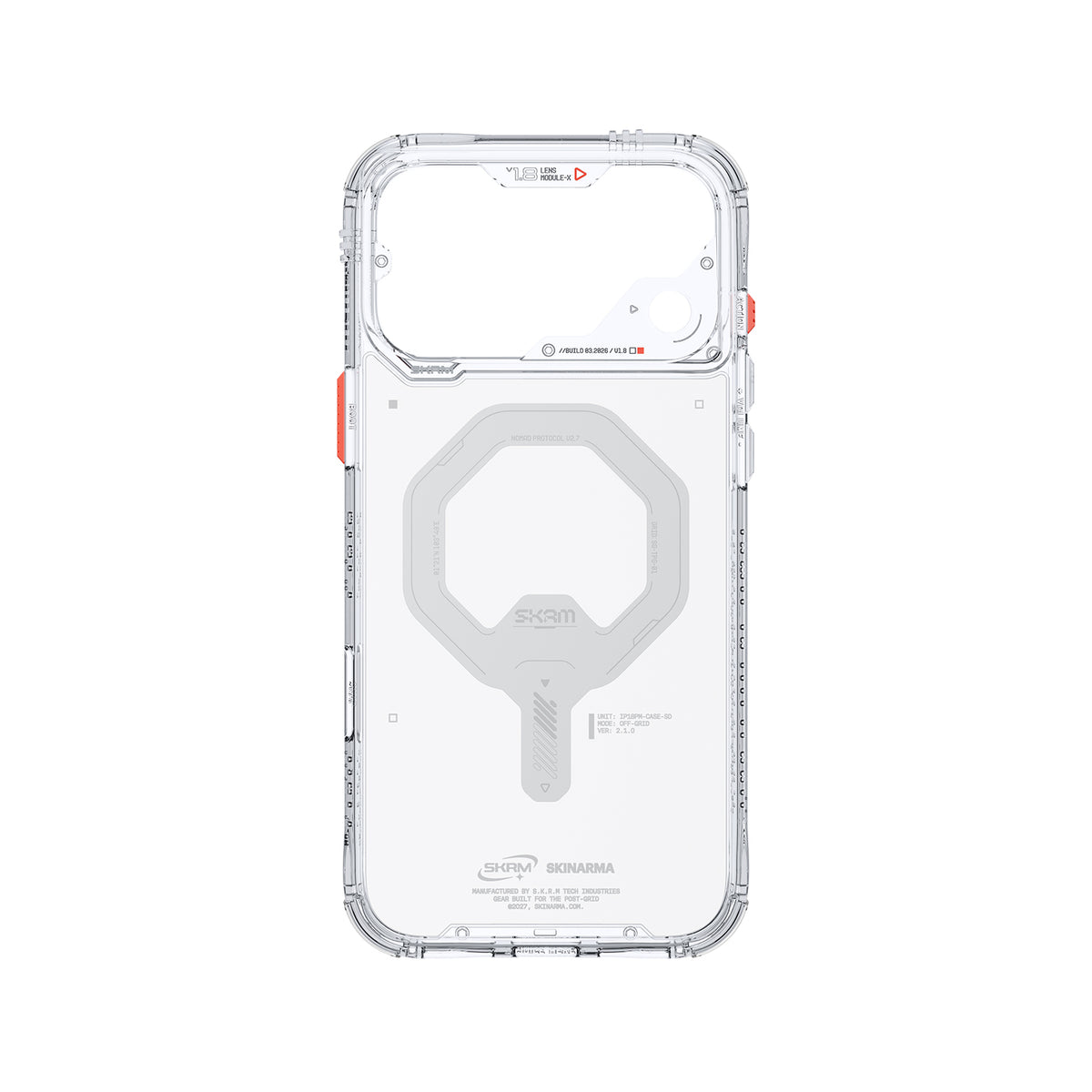 SkinArma Saido MagSafe Case for iPhone 18 Pro Max - Clear