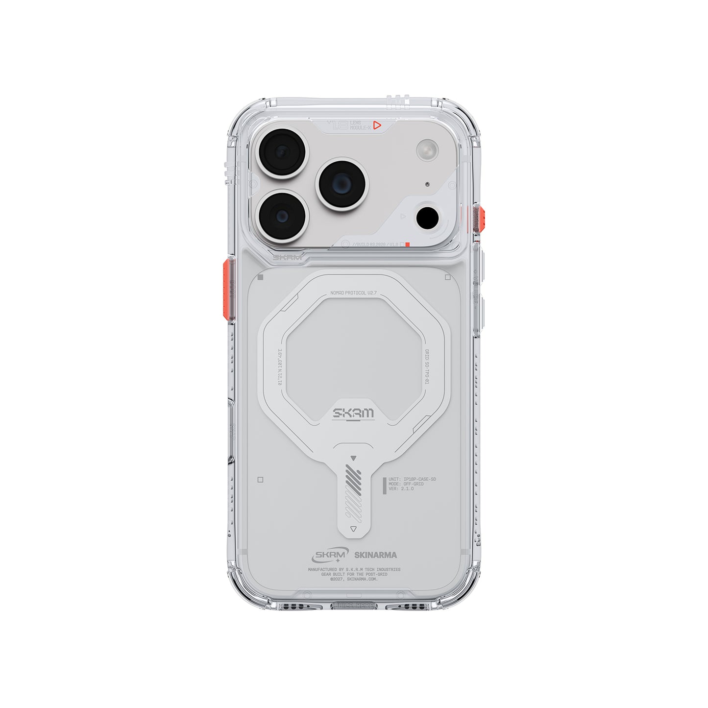 SkinArma Saido MagSafe Case for iPhone 18 Pro Max - Clear