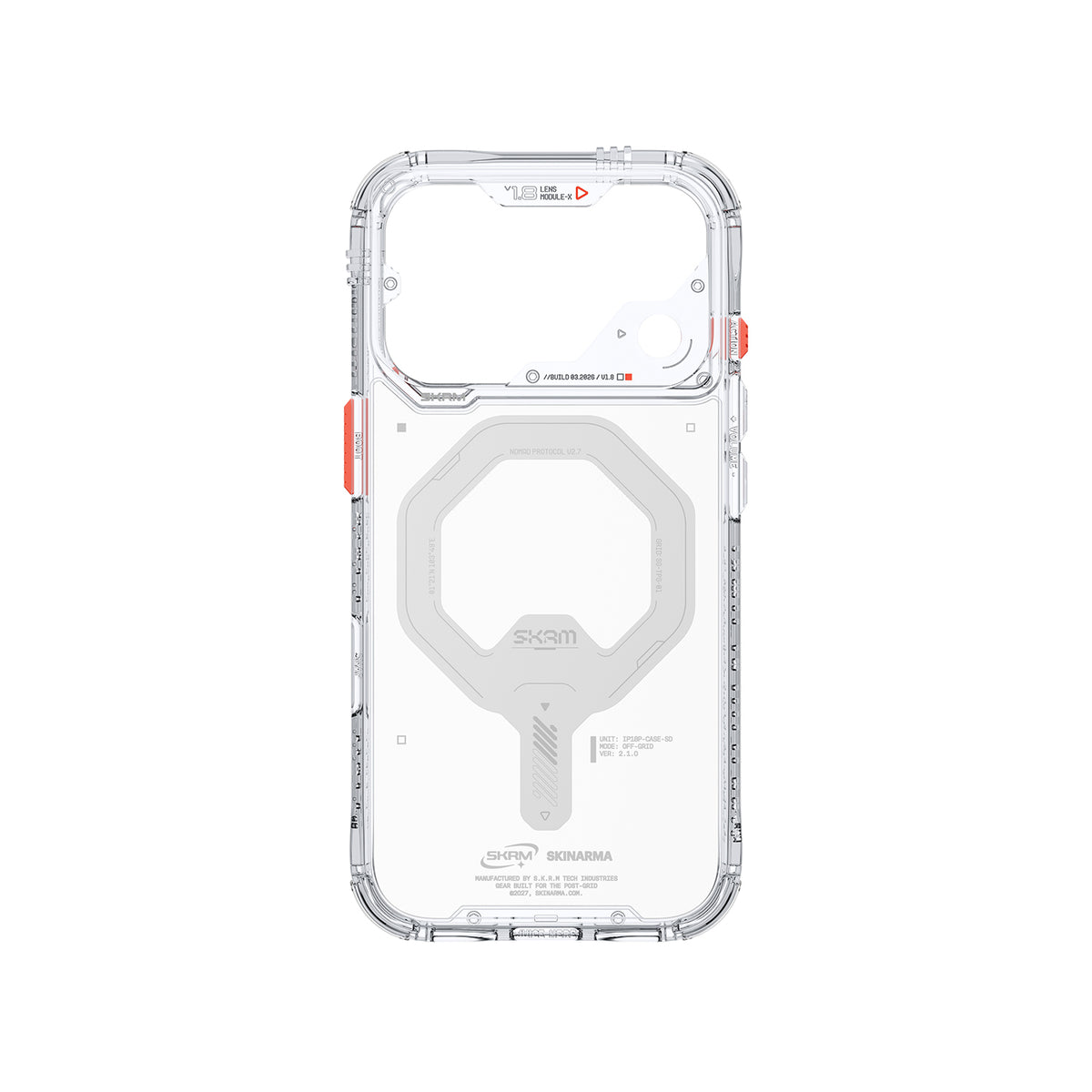 SkinArma Saido MagSafe Case for iPhone 18 Pro Max - Clear