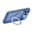 SkinArma Saturn MagSafe Case With Rotating Kick-Stand for iPhone 18 Pro - Blue