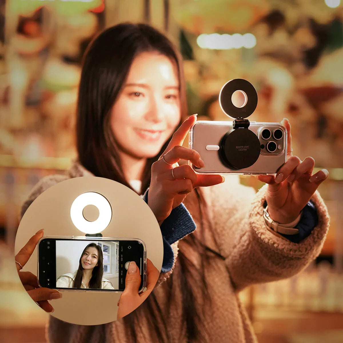 Araree Magfie Magsafe Selfie Light