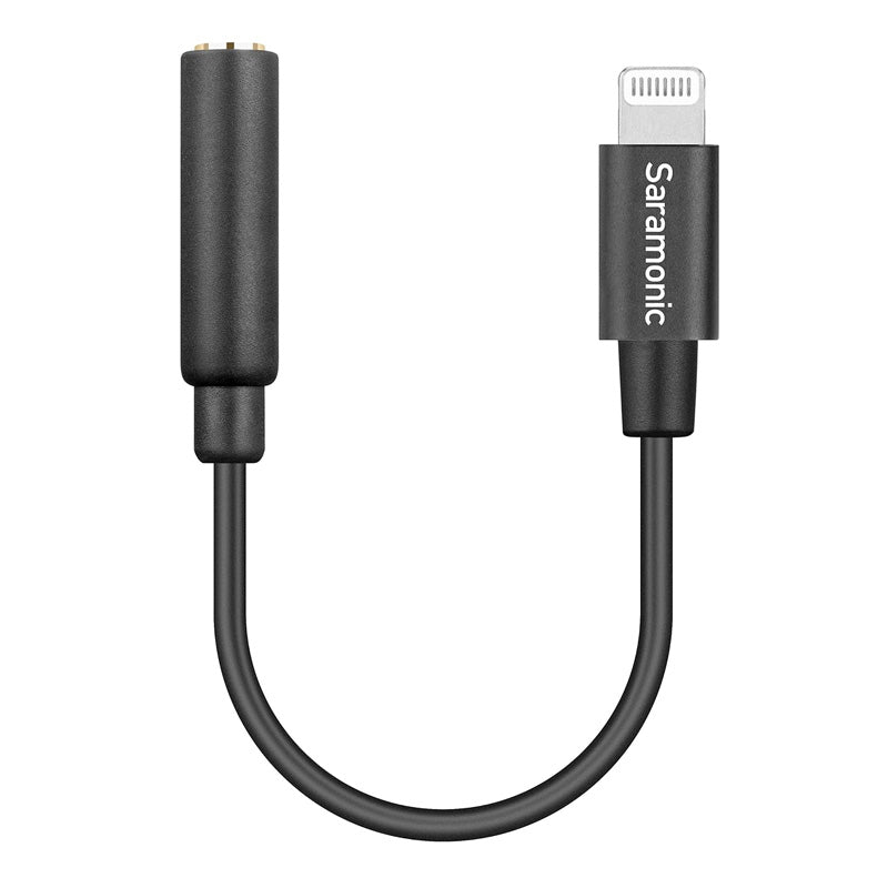 Saramonic 3.5mm Female TRRS to Lightning Adapter Cable - Black