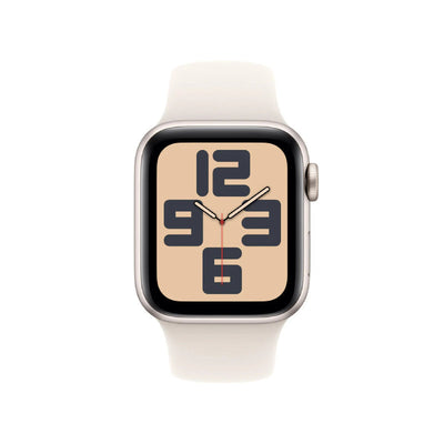 Apple Watch SE (2nd Gen) with Sport Band - LTPO OLED / 40mm / Small/Medium / Bluetooth / Wi-Fi / Starlight Smart Watches
