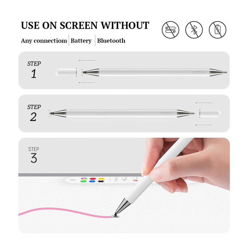 Yesido ST04 Passive Capacitor Touch Stylus Pen - White