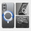 Araree Duple Stand Magsafe Case For Samsung Galaxy S25 Edge - Clear