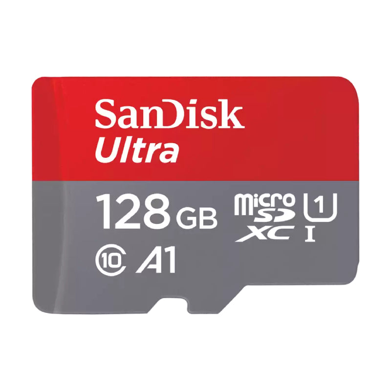 SanDisk Ultra UHS-I MicroSD Card - 128GB / Up to 140 MB/s