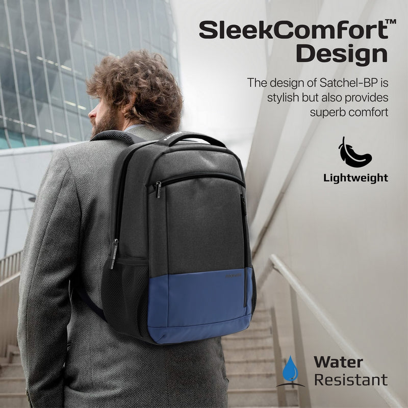 Promate Satchel-BP SleekComfort Laptop Backpack for 15.6" - Blue