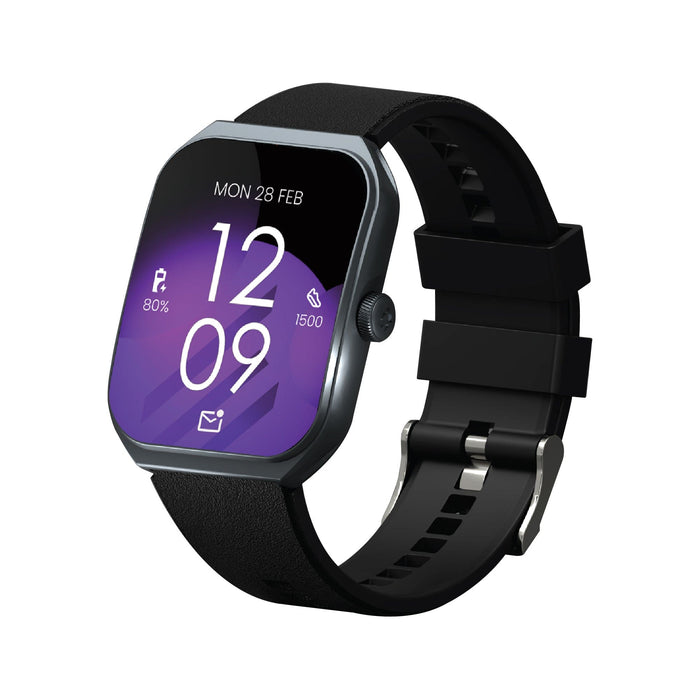 ساعة ذكية  Smartix ARCساعة ذكية  ممتازة ساعة ذكية  شاشة AMOLED مقاس 1.952 بوصة / بطارية 380 مللي أمبير / أسود