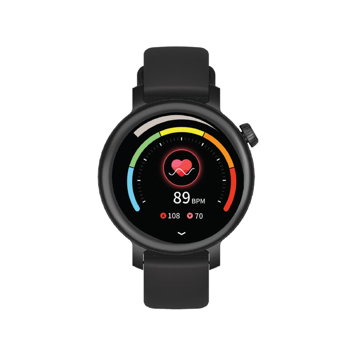 ساعة ذكية  Smartix AURA ساعة ذكية  شاشة AMOLED مقاس 1.32 بوصة / بلوتوث  بطارية 250 مللي أمبير / أسود