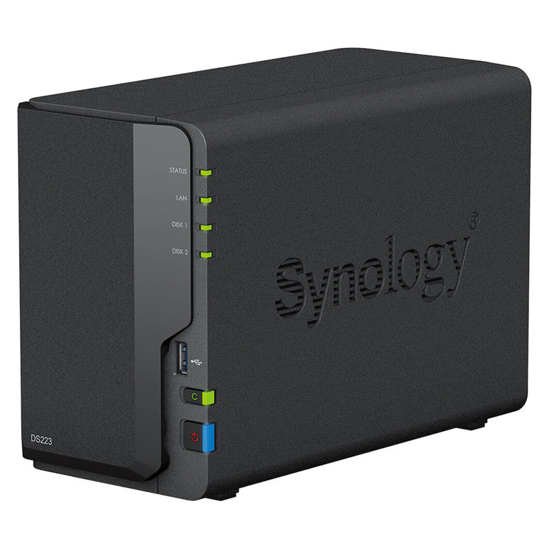 Synology DiskStation DS223 - SATA / 2-Bays / USB / LAN / Desktop