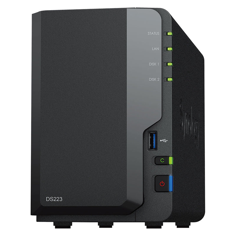 Synology DiskStation DS223 - SATA / 2-Bays / USB / LAN / Desktop