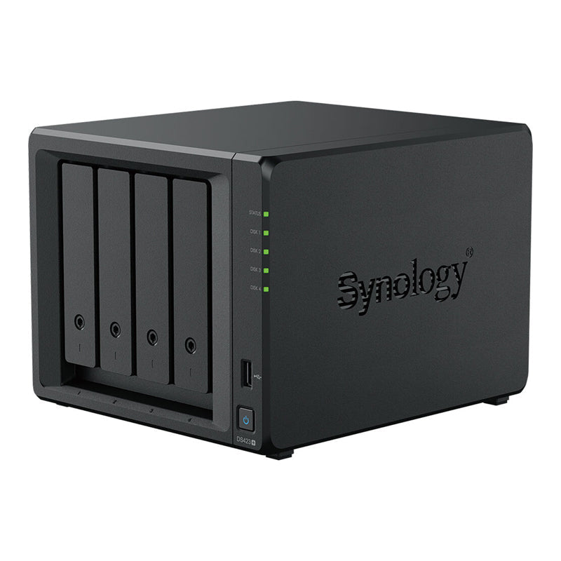 Synology DiskStation DS423+ - 48TB / 3x 16TB / SATA / 4-Bays / USB / LAN / Desktop