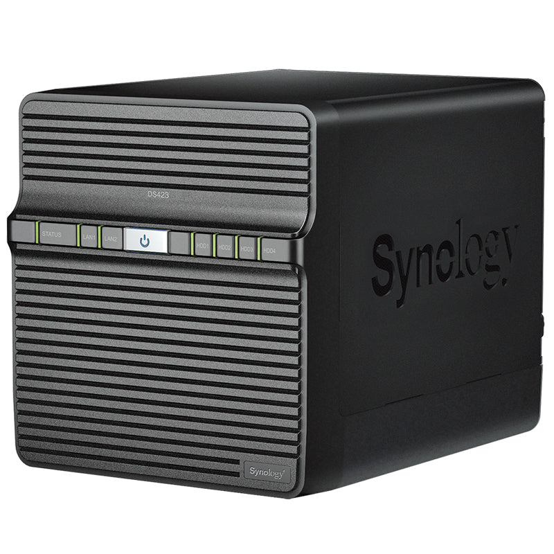 Synology DiskStation DS423 - 64TB / 4x 16TB / SATA / 4-Bays / USB / LAN / Desktop