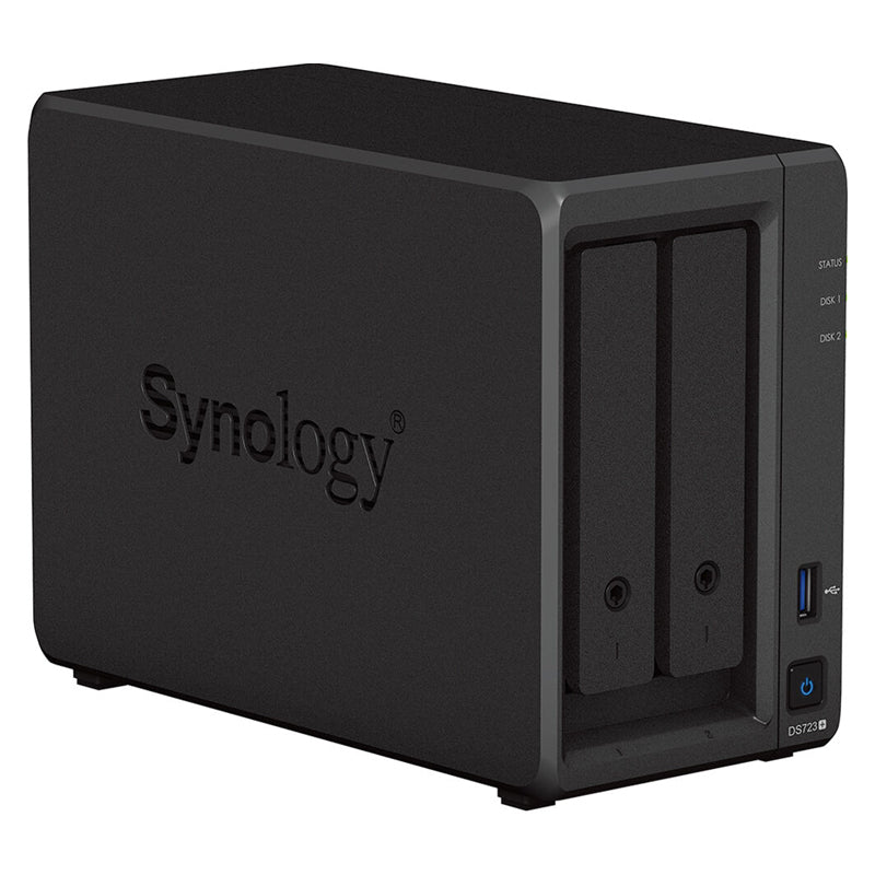 Synology DiskStation DS723+ - SATA / 2-Bays / USB / LAN / eSATA / Desktop