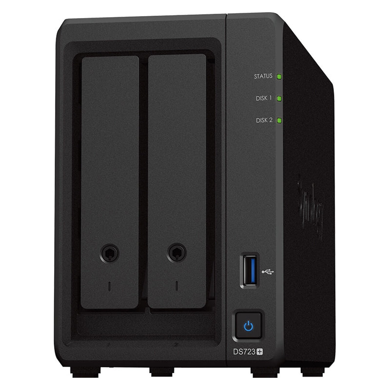 Synology DiskStation DS723+ - SATA / 2-Bays / USB / LAN / eSATA / Desktop