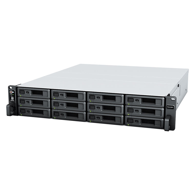 Synology RackStation RS2423RP+ - 64TB / 8x 8TB / SATA / 12-Bays / USB / LAN / Rack (2U)