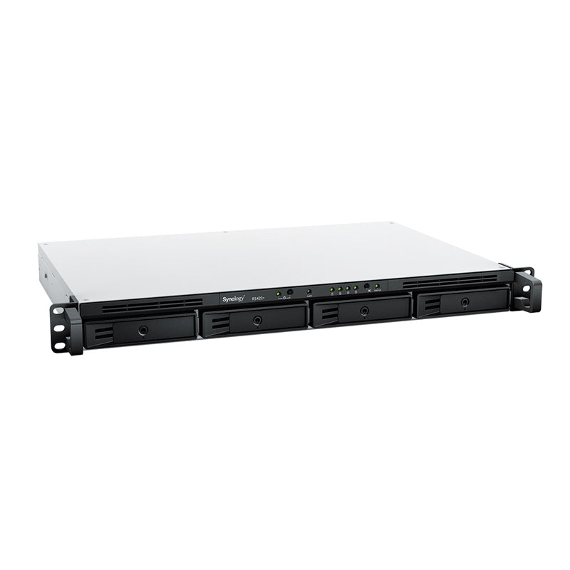 Synology RackStation RS422+ - 54TB / 3x 18TB / SATA / 4-Bays / USB / LAN / Rack (1U)