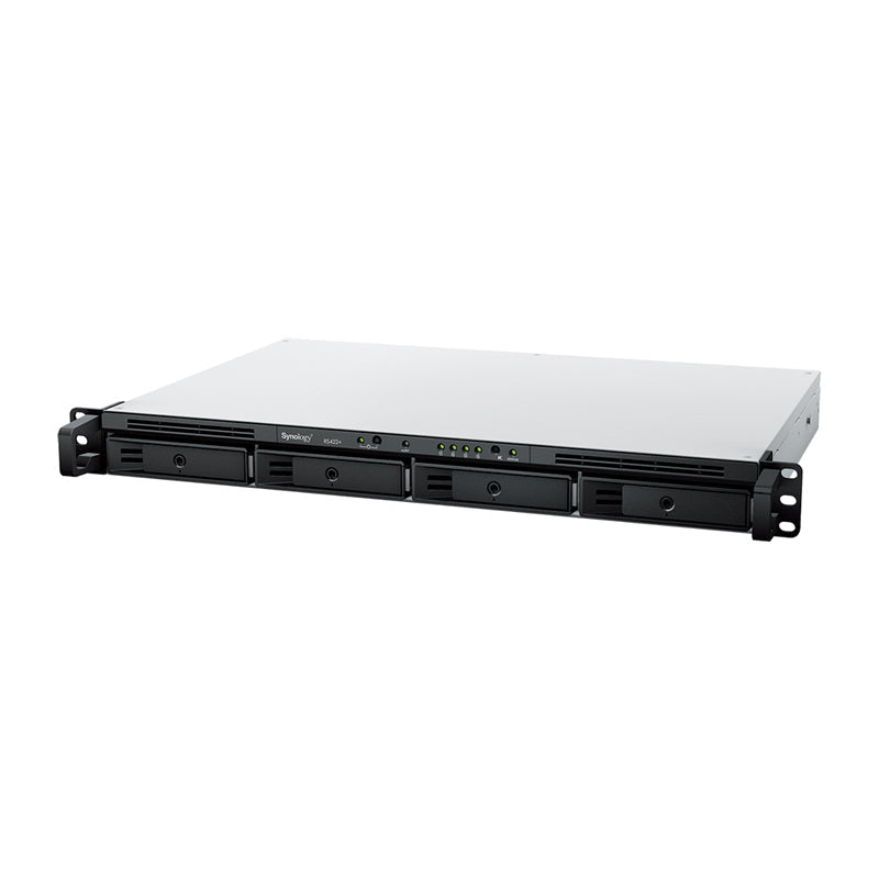 Synology RackStation RS422+ - 18TB / 3x 6TB / SATA / 4-Bays / USB / LAN / Rack (1U)