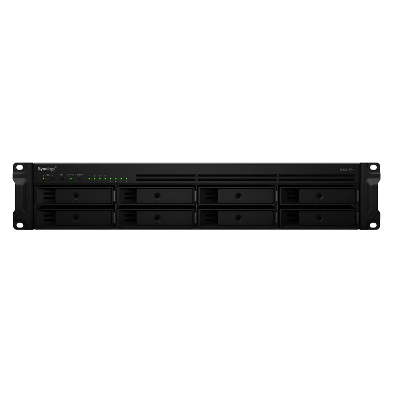 Synology RackStation RS1221RP+ - 64TB / 8x 8TB / SATA / 8-Bays / USB / LAN / eSATA / Rack (2U)