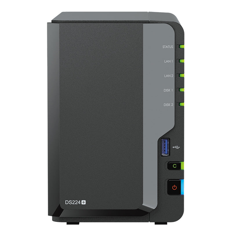 Synology DiskStation DS224+ - SATA / 2-Bays / USB / LAN / Desktop