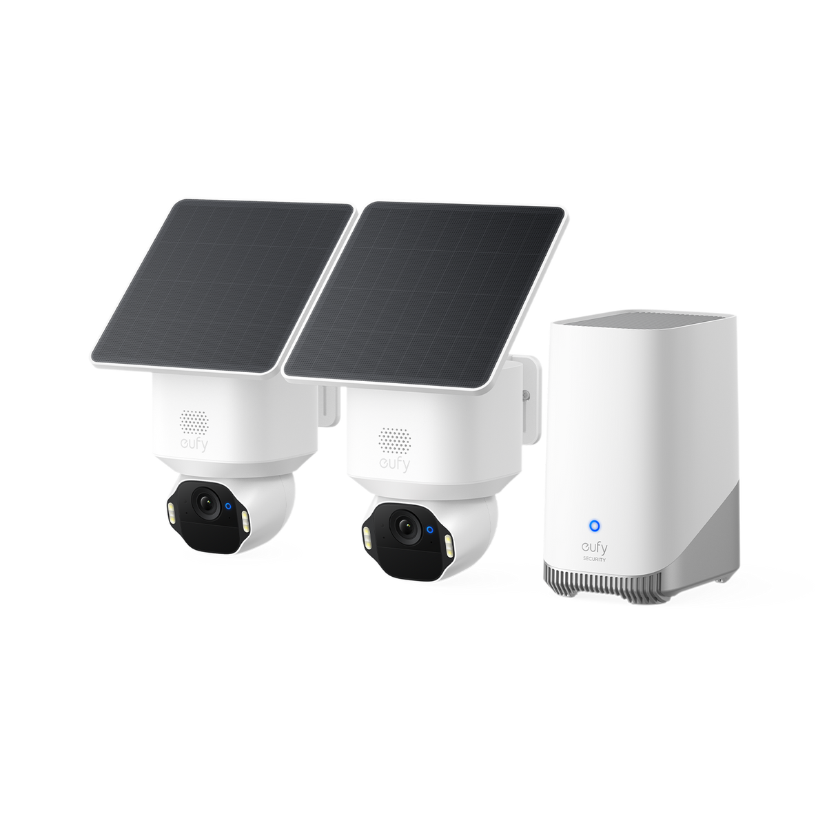 eufy Security SoloCam E42 2-Cam Kit (HomeBase S380) - White