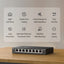 TP-Link TL-SG108S-M2 8-Port 2.5G Multi-Gigabit Desktop Switch