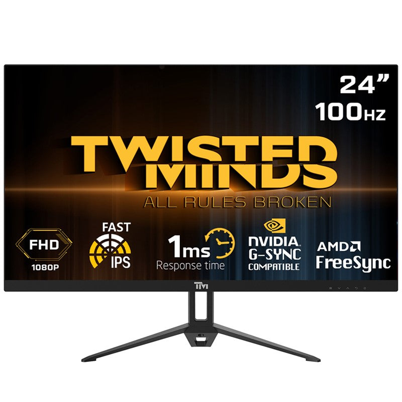 Twisted Minds TM24FHD100IPS 24" FHD IPS / 100Hz / 1ms Gaming Monitor - Black