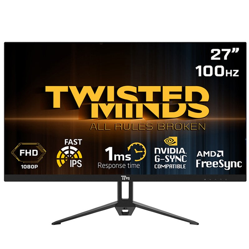 Twisted Minds TM27FHD100IPS 27" FHD IPS / 100Hz / 1ms Gaming Monitor - Black