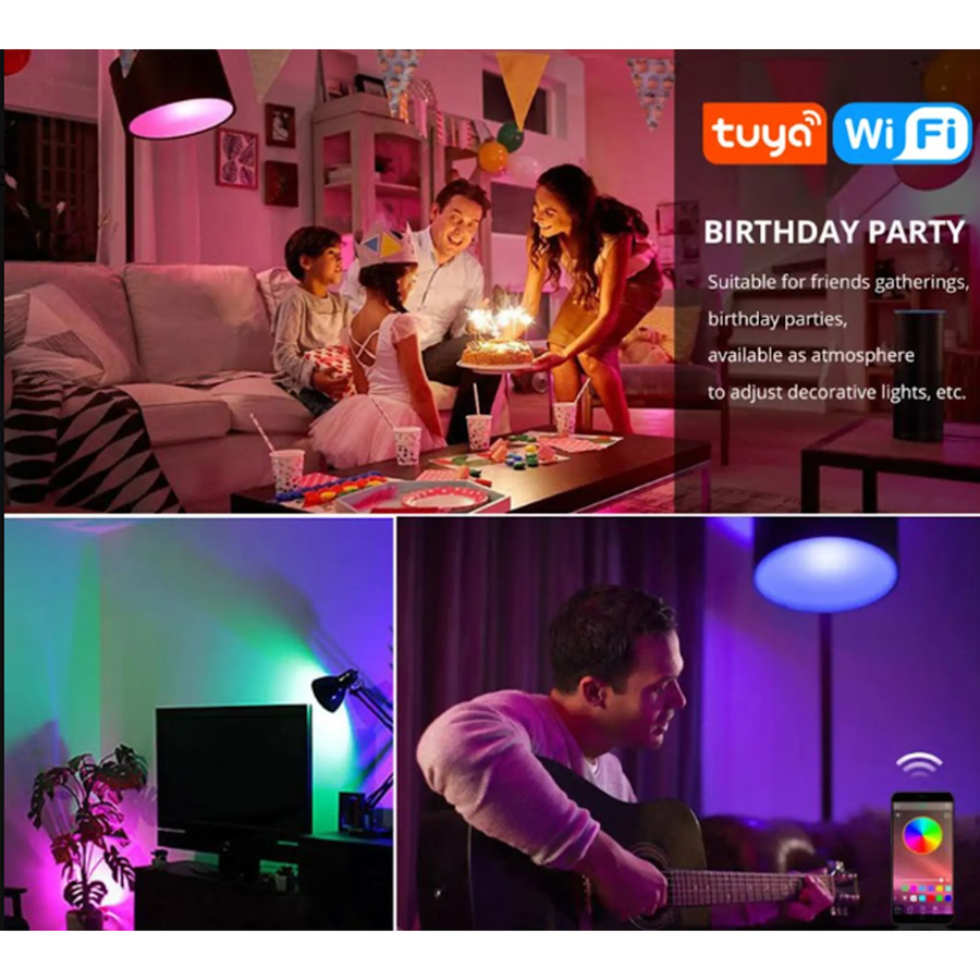 Gopeta  RGB+CW Smart Wi-Fi Bulb - 85 lm / 9W