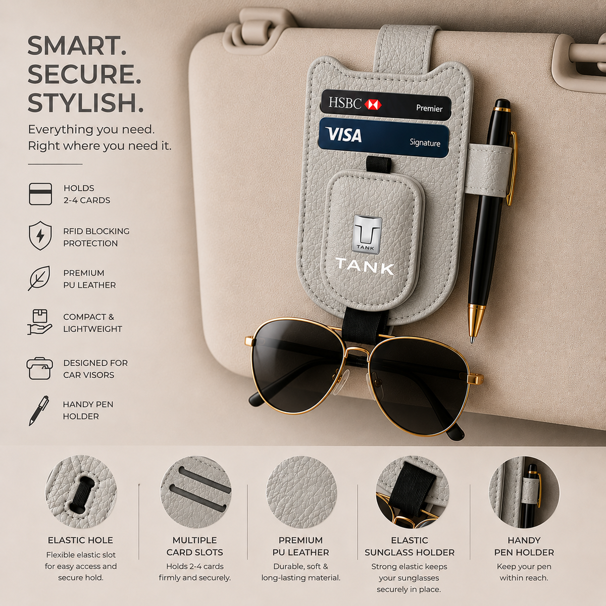 TANK Mounted Eyepiece Holder - Grey