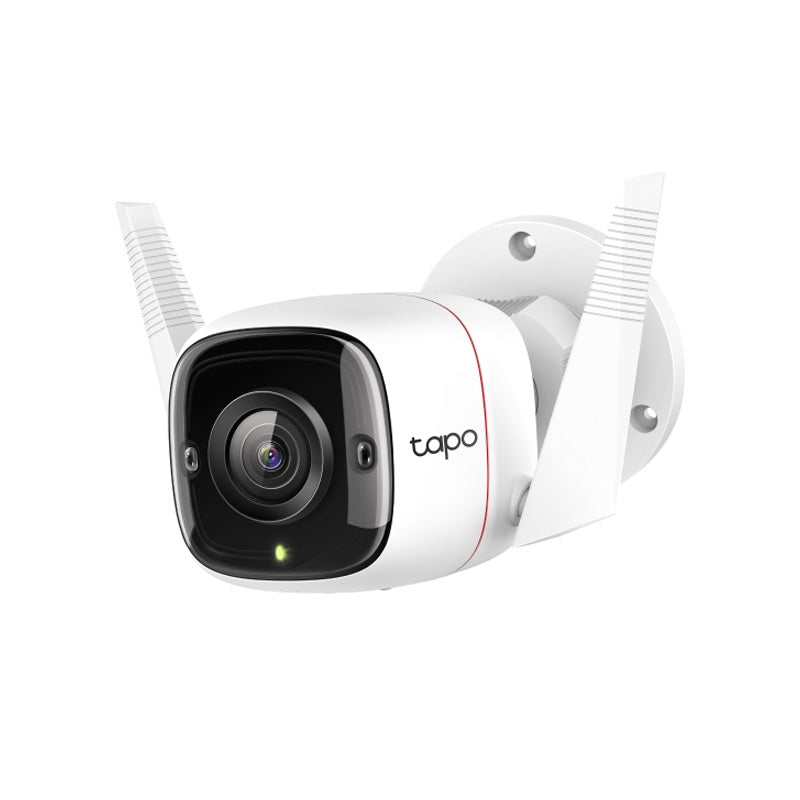 TP-Link (Tapo C310) Outdoor Security Wi-Fi Camera - 3MP / H.264 / 1296p Full HD / 2.4 GHz - White