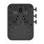 MOMAX 5-Port Mini Universal Travel GaN Charger with Dual AC - 70W / USB-A / USB-C / Black
