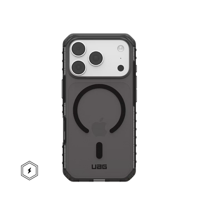UAG Plyo LT Magsafe Case for Apple iPhone 18 Pro / Apple iPhone 17 Pro - Ash/Black