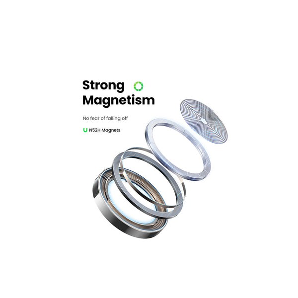 شاحن يوجرين  مغناطيسي لاسلكي شاحن  20 واط / رمادي