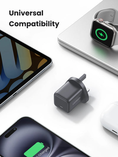 UGREEN GaN Fast Charger - 30W / USB-C / Space Grey