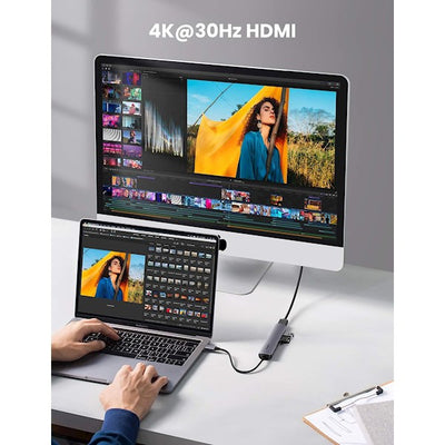 UGREEN USB-C to 4x USB 3.0 + HDMI Adapter