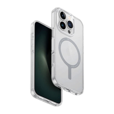 UNIQ Hybrid iPhone 16 Pro (2024) Case 6.3 Magclick Charging Clario (Eco) - Lucent Clear Accessories > Mobiles & Tablets
