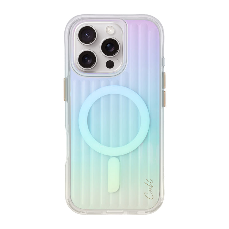 UNIQ COEHL IPHONE 16 PRO (2024) 6.3 MAGNETIC CHARGING LINEAR - IRIDESCENT