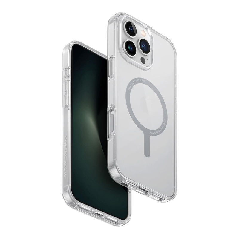 Uniq Hybrid Magclick Charging Clario Eco - Iphone 16 Pro Max / Lucent Clear